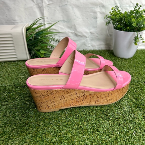 Stuart Weitzman Boardwalk Flat Wedge Slide
Sandal women India Pink size 9 new - Picture 9 of 17